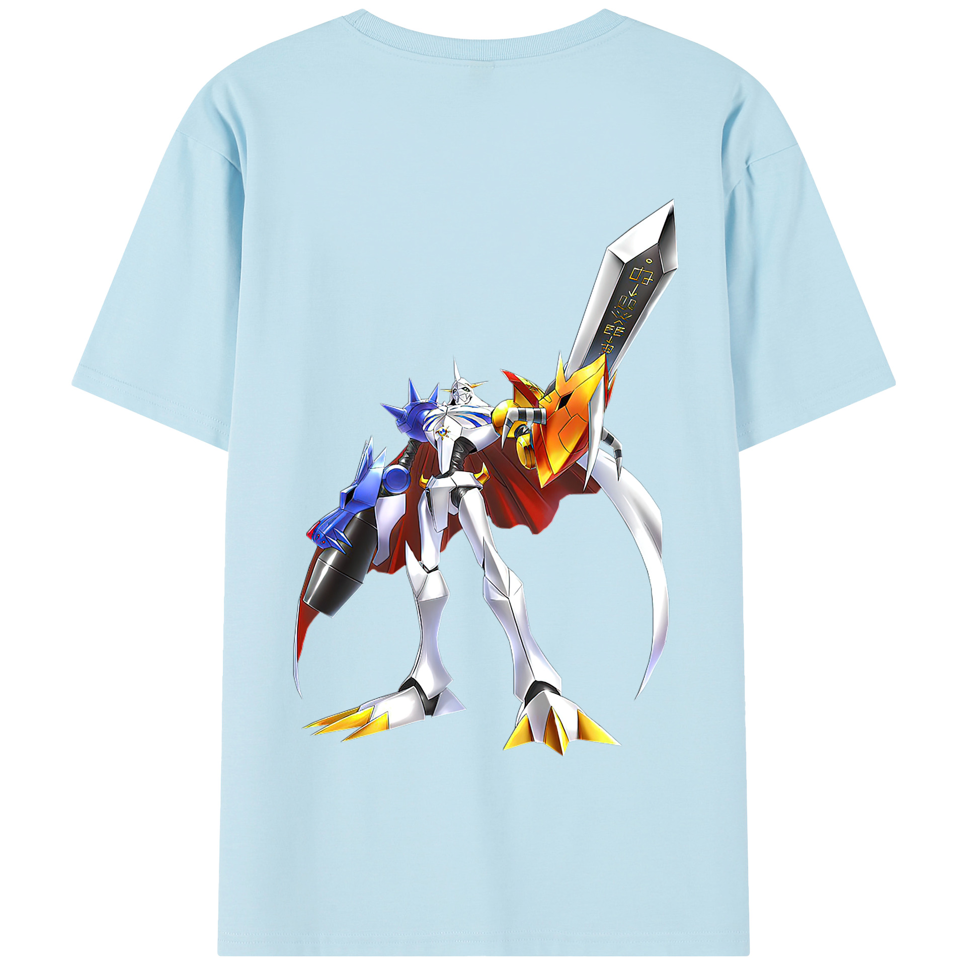 （画像用） Digimon デジタルモンスター/デジモン 綿100％半袖Tシャツ（背面プリント）